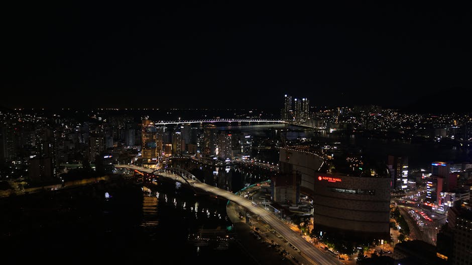 Busan Gwangan Bridge at Night